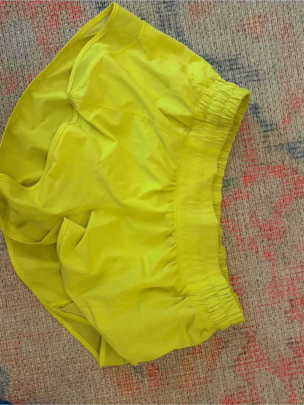 Women’s Neon Yellow Athletic Shorts